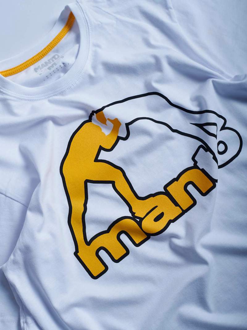 MANTO logo T-SHIRT -white